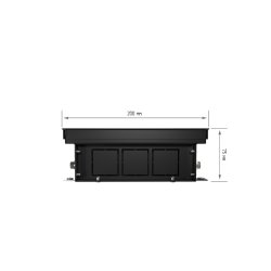 Внутрипольный конвектор Royal Thermo Atrium 75/200/2500-DG-U-BL