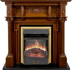 Каминокомплект Royal Flame Oxford с очагом Majestic FX Brass орех