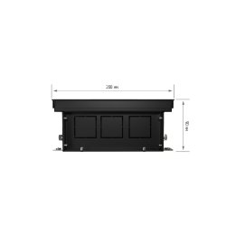 Внутрипольный конвектор Royal Thermo Atrium 90/200/2900-DG-U-DB